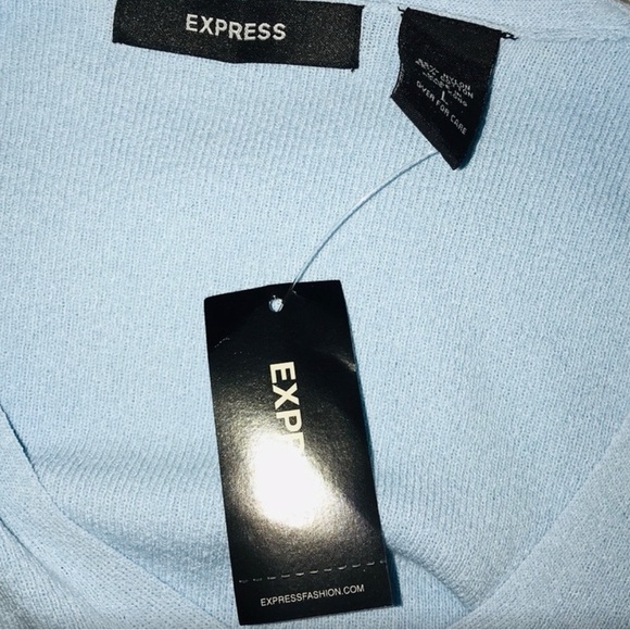 NWT Express Sweater V Neck | Sz L - Picture 3 of 4